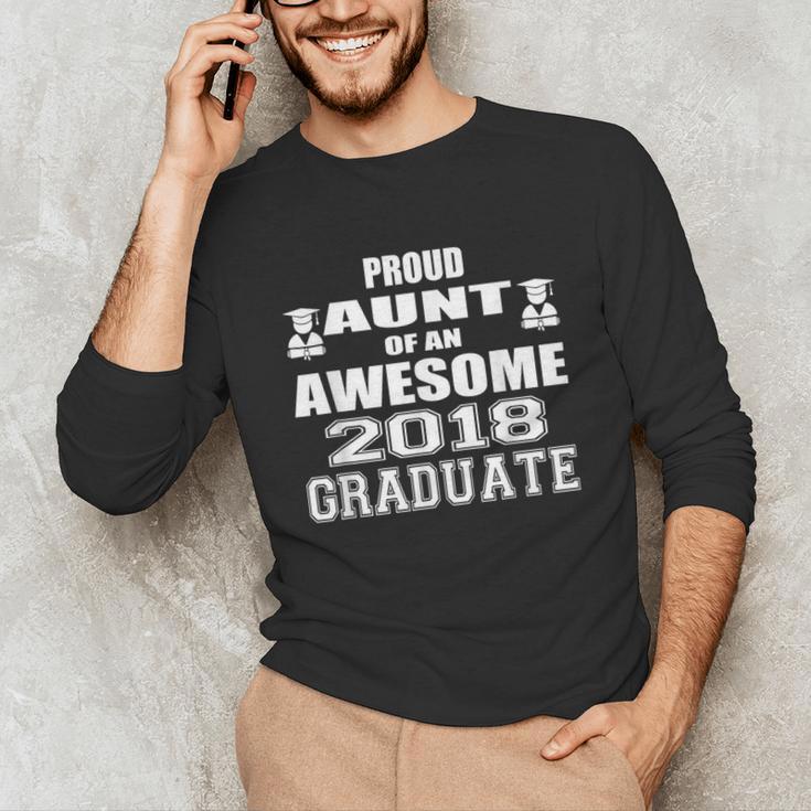High School GraduationShirt College Graduation Aunt Unisex Long Sleeve T-Shirt