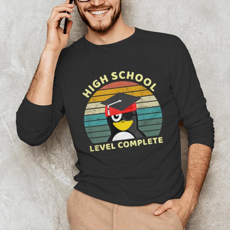 High School Level Complete Graduation Senior Students Unisex Long Sleeve T-Shirt