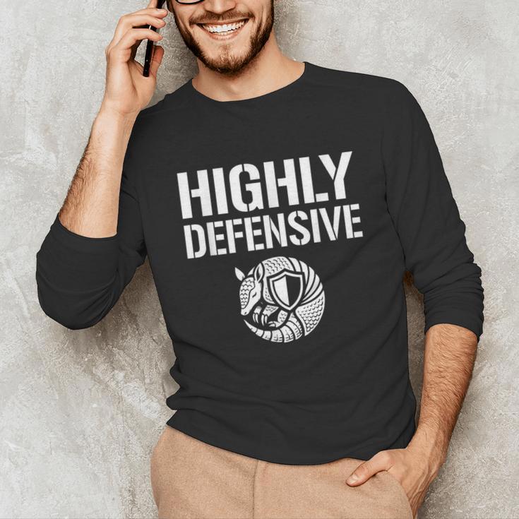 Highly Defensive Armadillo Shield Introvert Boundaries Unisex Long Sleeve T-Shirt