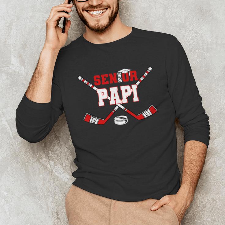 Hockey Senior Papi Graduation Class Of 2026 Kids Unisex Long Sleeve T-Shirt