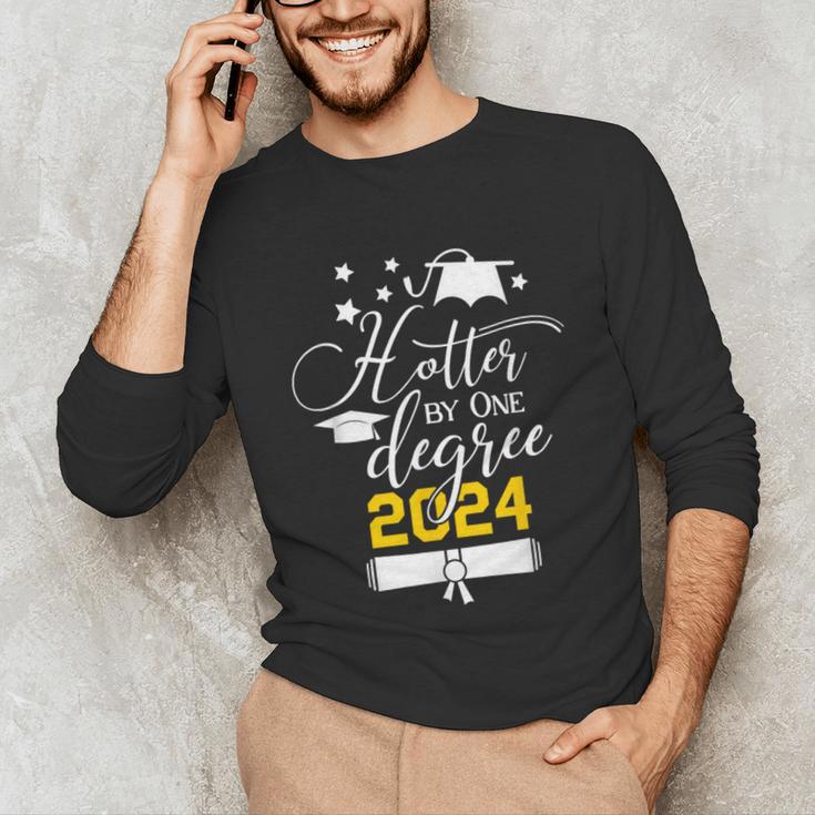 Hotter By One Degree Senior 2024 Class Of 2024 Graduation Unisex Long Sleeve T-Shirt