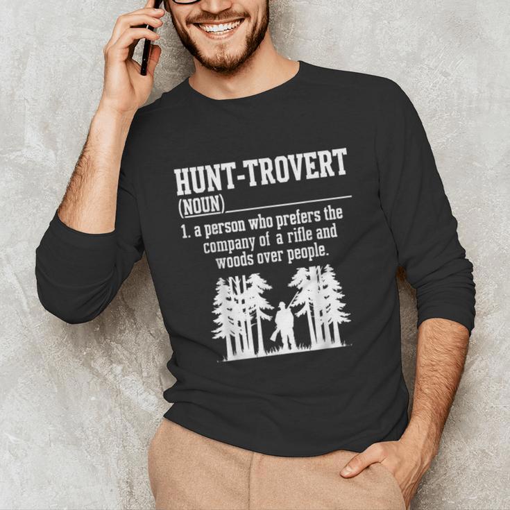Huntrovert Introvert Hunting Unisex Long Sleeve T-Shirt Huntrovert Introvert Hunting Unisex Long Sleeve T-Shirt