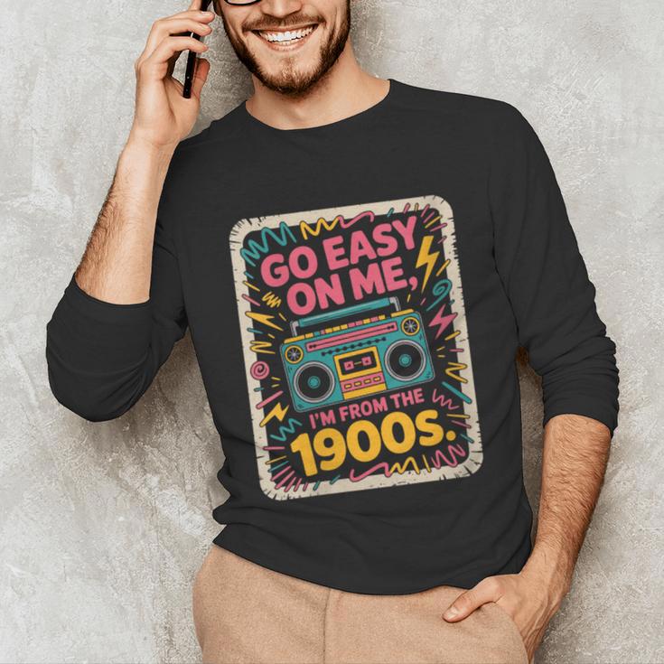 I'm From The 1900s 80s Millennial Boom Box Radio Unisex Long Sleeve T-Shirt