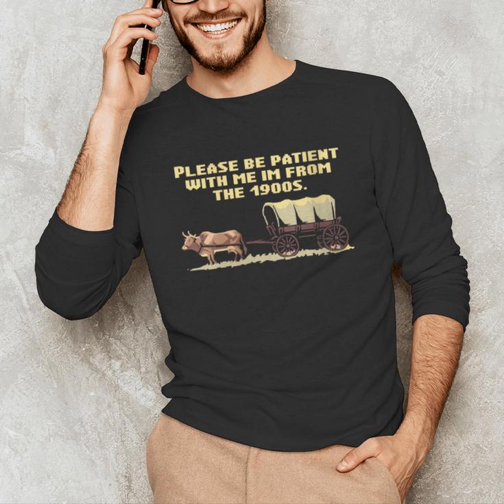 I'm From The 1900s Retro Wagon Unisex Long Sleeve T-Shirt