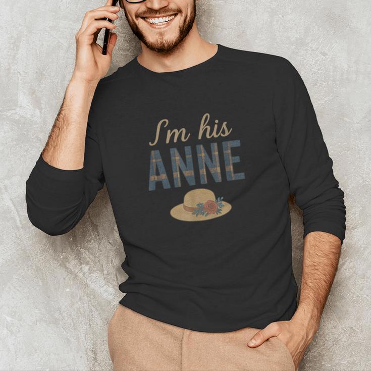 I'm His Anne Romantic Book Lover Vintage Unisex Long Sleeve T-Shirt