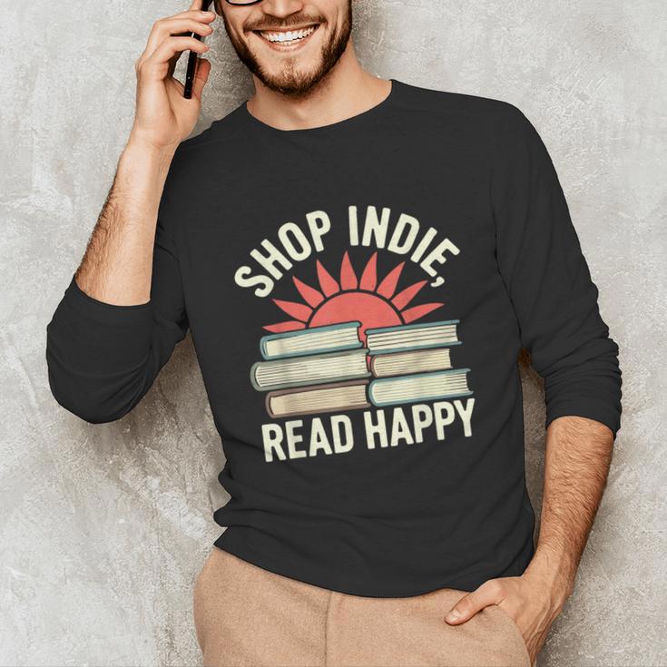 Independent Bookstore Fans Shop Local Literary Community Unisex Long Sleeve T-Shirt Independent Bookstore Fans Shop Local Literary Community Unisex Long Sleeve T-Shirt