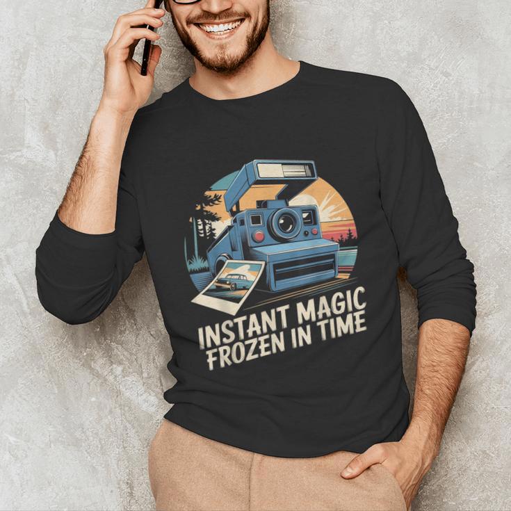 Instant Magic Frozen In Time Retro Camera Nostalgia Unisex Long Sleeve T-Shirt