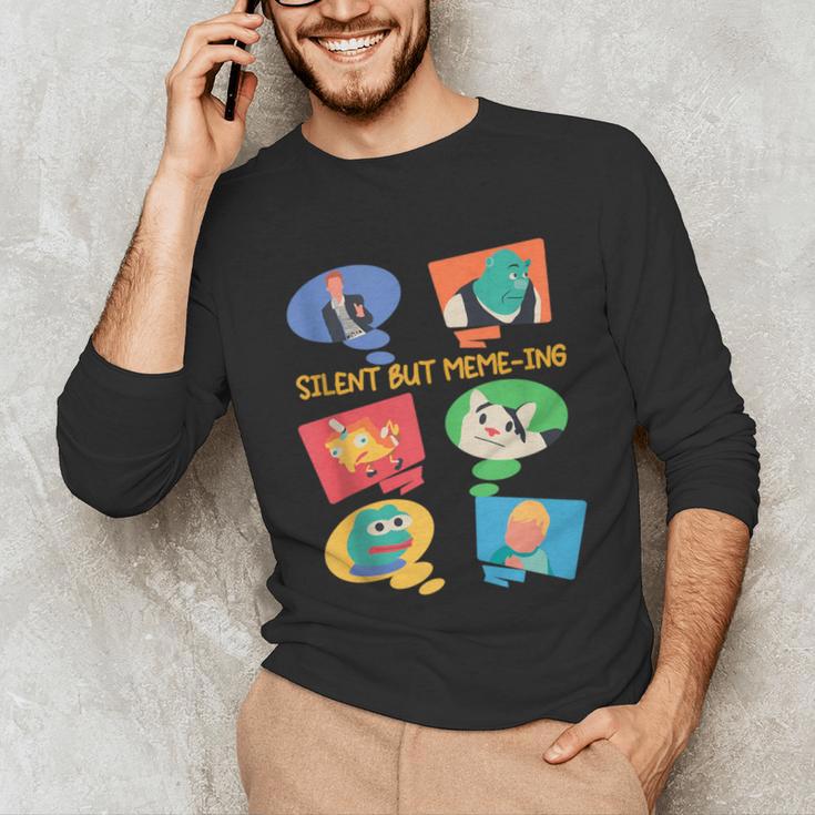 Introvert Anti People Antisocial Social Media Meme Lovers Unisex Long Sleeve T-Shirt