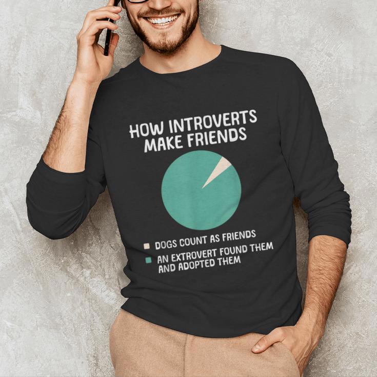 Introvert Introverted Person Awkward Introverts Dog Lover Unisex Long Sleeve T-Shirt
