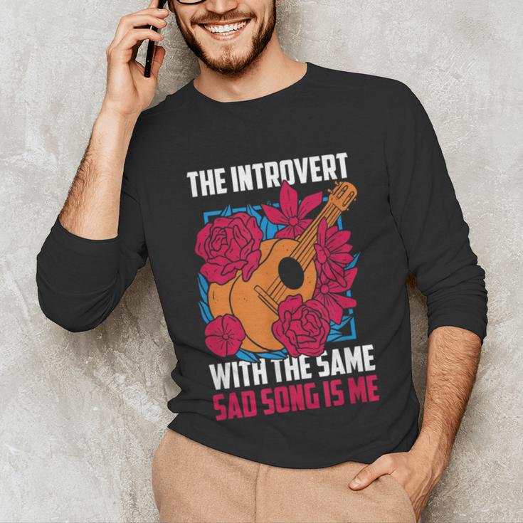 Introvert Singers Singing Sad Song Classical Music Lovers Unisex Long Sleeve T-Shirt Introvert Singers Singing Sad Song Classical Music Lovers Unisex Long Sleeve T-Shirt