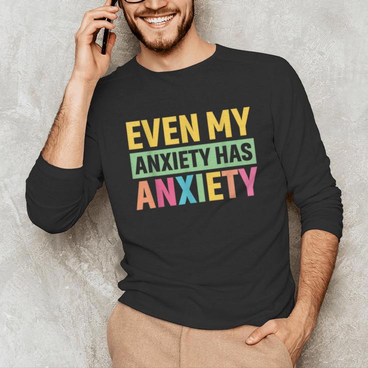 Introverts Anxiety Introvert Antisocial Sarcasm Unisex Long Sleeve T-Shirt