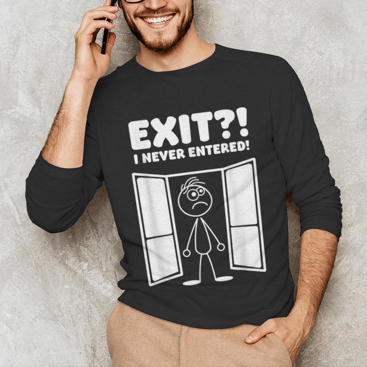 Irony Sarcasm Introvert Dry Humor Comic Cartoon Geek Nerd Unisex Long Sleeve T-Shirt Irony Sarcasm Introvert Dry Humor Comic Cartoon Geek Nerd Unisex Long Sleeve T-Shirt