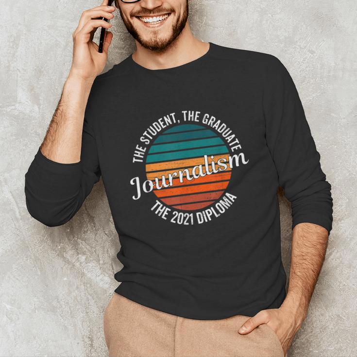 Journalism Graduation Senior Graduate Senioritis College Unisex Long Sleeve T-Shirt