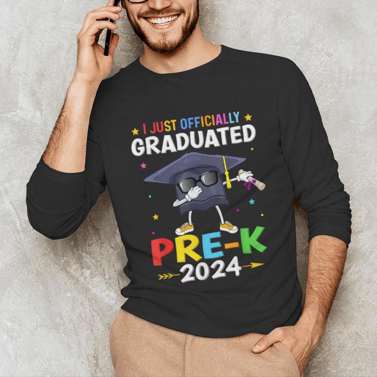 I Just Officially Graduated Pre k Graduation 2024 Pre-K Kids Unisex Long Sleeve T-Shirt