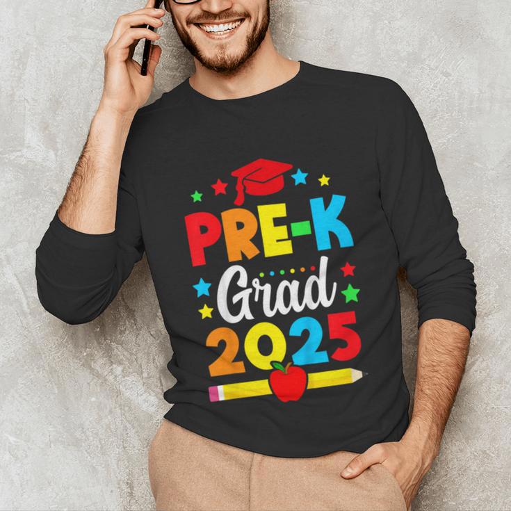 Kids Pre-K Grad 2025 Preschool Graduation 2025 Unisex Long Sleeve T-Shirt