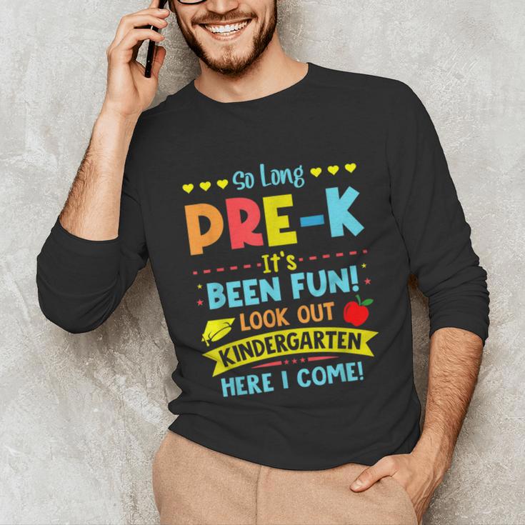 Kids So Long PRE-K It's Been Fun Graduation Unisex Long Sleeve T-Shirt