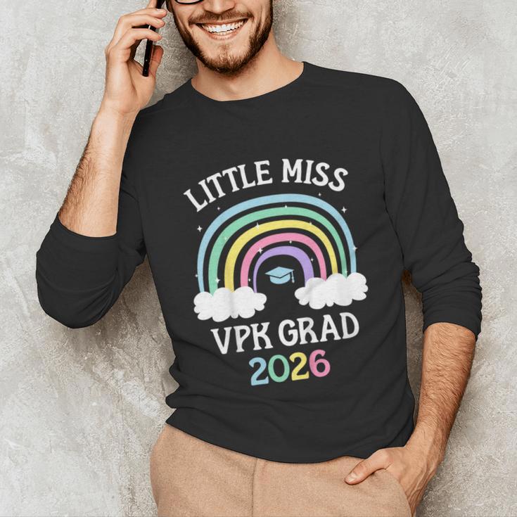Kids VPK Graduation 2026 Rainbow VPK Grad Unisex Long Sleeve T-Shirt