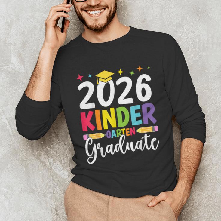 Kindergarten Graduate 2026 Preschool Graduation Kid Boy Girl Unisex Long Sleeve T-Shirt