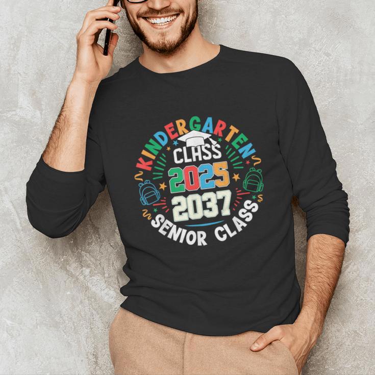 Kindergarten Graduation Class Of 2025 Senior 2037 Class Unisex Long Sleeve T-Shirt