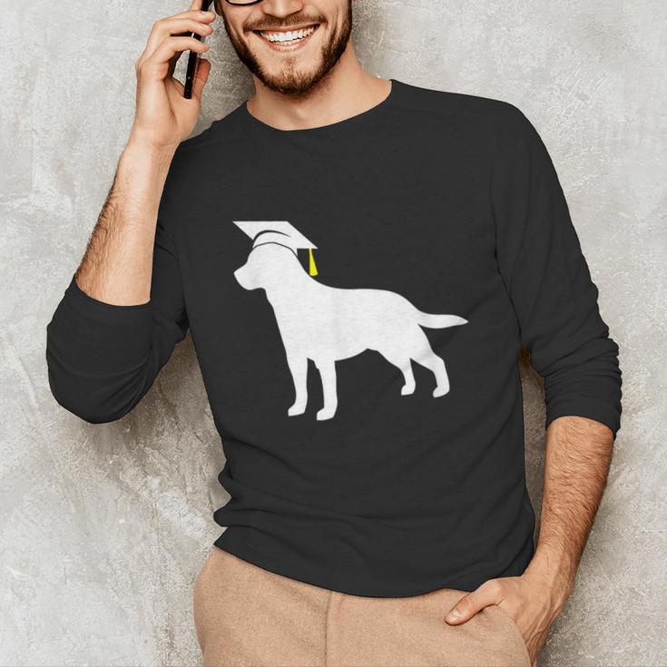 Labrador Retriever Graduation Dog Graduate For Men Women Kids Unisex Long Sleeve T-Shirt