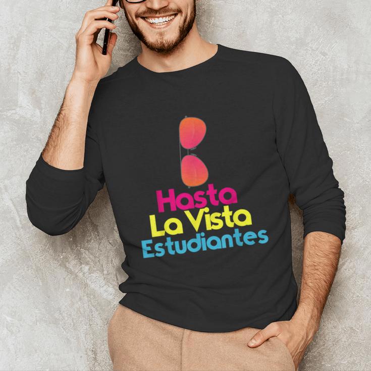 Last Day Of School Spanish Teacher Graduation T-Shirt For Men Women Kids Unisex Long Sleeve T-Shirt