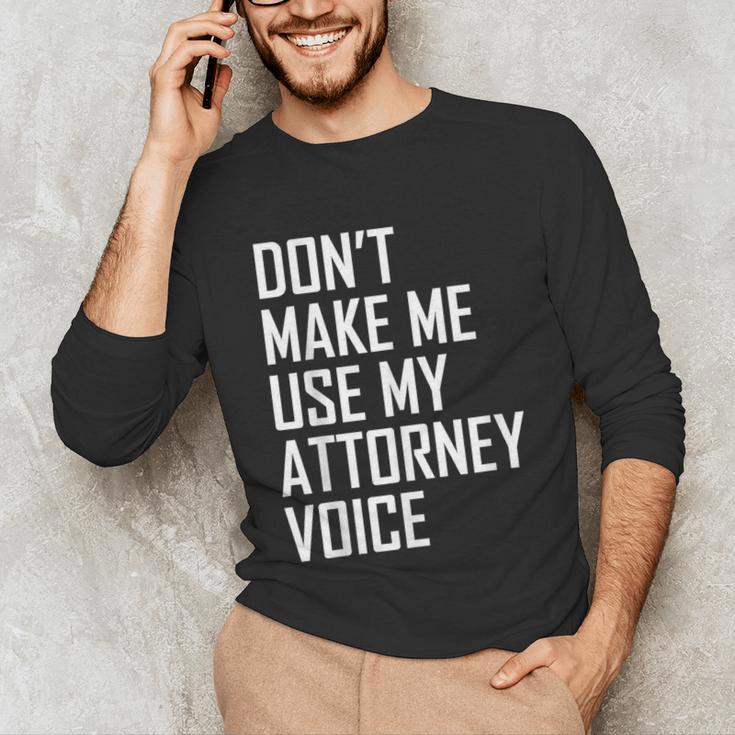 Lawyer Law School Graduation Attorney Men Women Unisex Long Sleeve T-Shirt