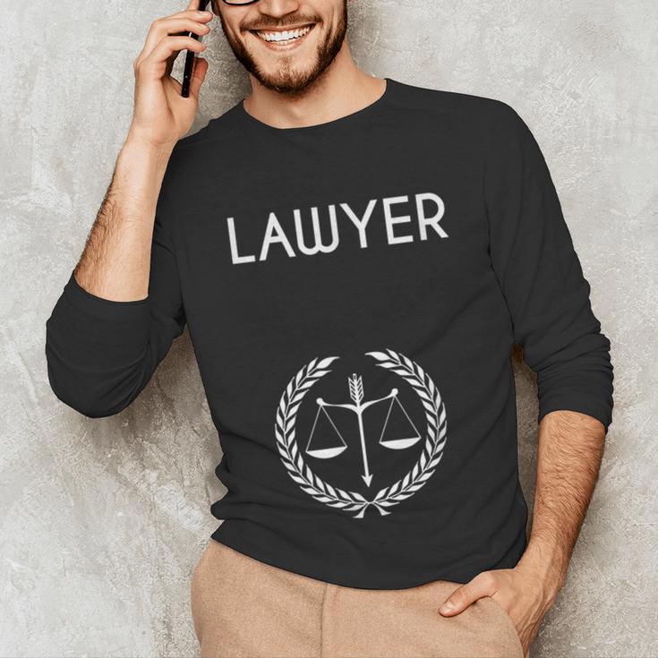 Lawyer Law Student Tee School Graduation T-Shirt Unisex Long Sleeve T-Shirt
