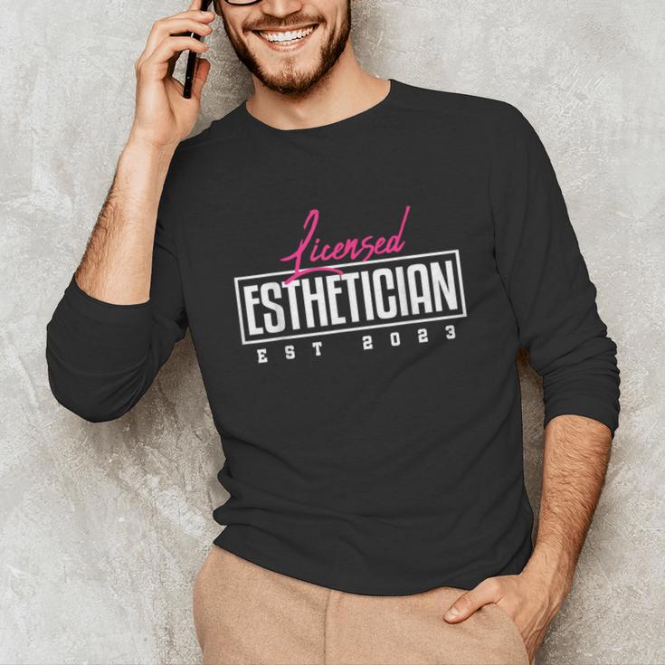 Licensed Esthetician 2023 Graduation Unisex Long Sleeve T-Shirt