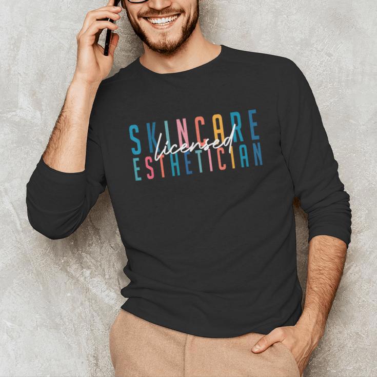 Licensed Skin Esthetician Graduation Skin Esthetician Unisex Long Sleeve T-Shirt