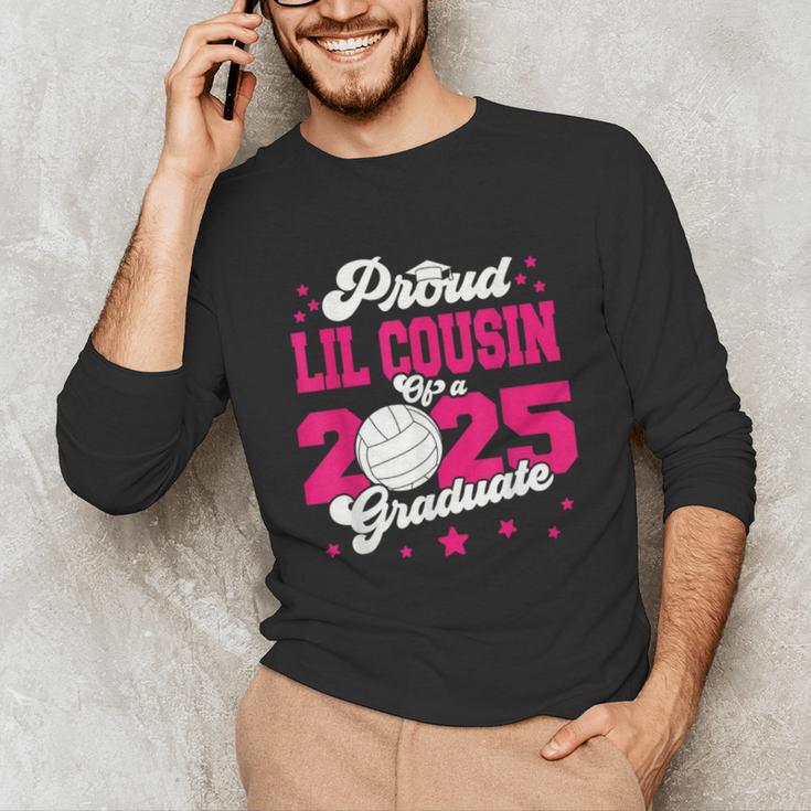 Lil Cousin Of a 2025 Graduate Prom Graduation 25 VolleyBall Unisex Long Sleeve T-Shirt