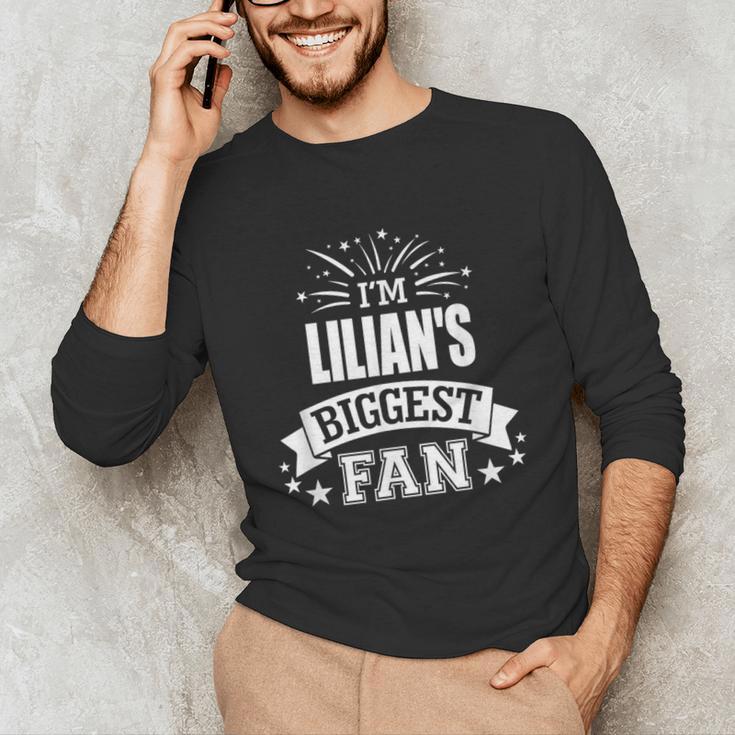 Lilian Personalized Name Sports Fan Birthday Graduation Unisex Long Sleeve T-Shirt