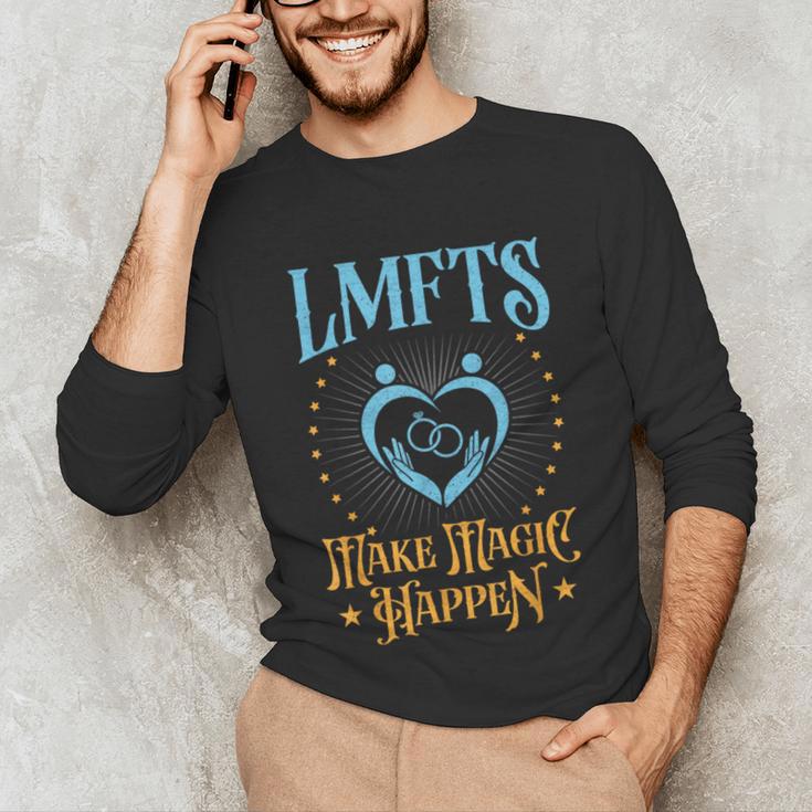 LMFT Graduation Licensed Marriage And Family Therapist LMFT Unisex Long Sleeve T-Shirt