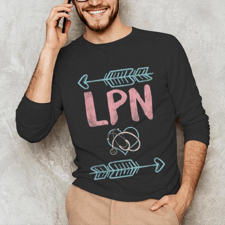 LPN Licensed Practical Nurse Graduation Nursing Nurses Week Unisex Long Sleeve T-Shirt