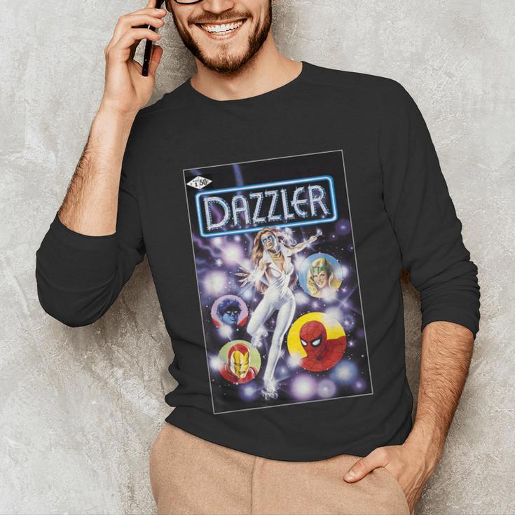 Marvel Universe Classic Dazzler Light Power Comic Book Cover Unisex Long Sleeve T-Shirt