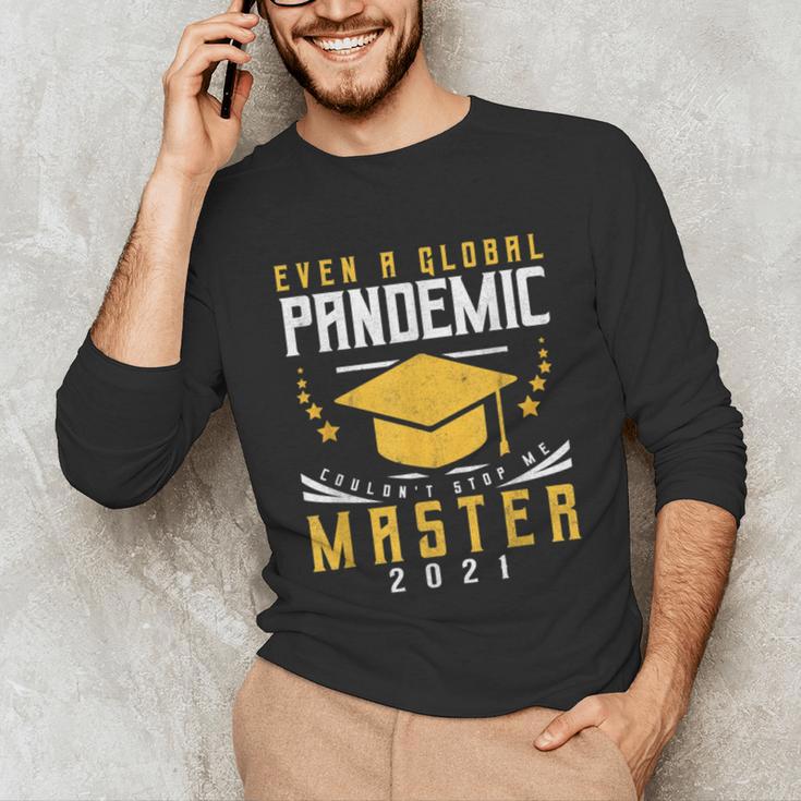 Master 2021 Graduation Graduate Masters Degree Unisex Long Sleeve T-Shirt
