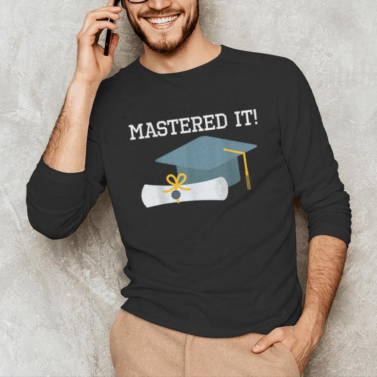 Masters Degree Graduation 2021 Social Work MPH MSW Grad Unisex Long Sleeve T-Shirt