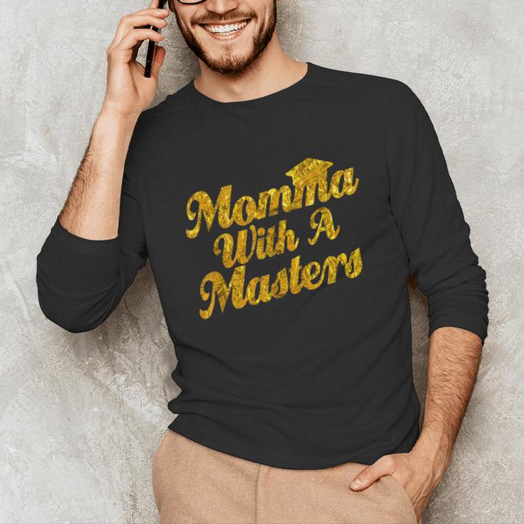 Masters Degree Graduation For Mom Wife Social Work MBA Unisex Long Sleeve T-Shirt