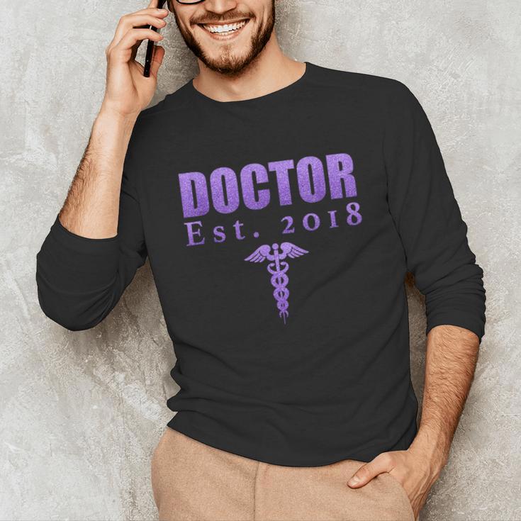 Medical Student Shirt Doctor Graduation Tshirt MD DO Degree Unisex Long Sleeve T-Shirt