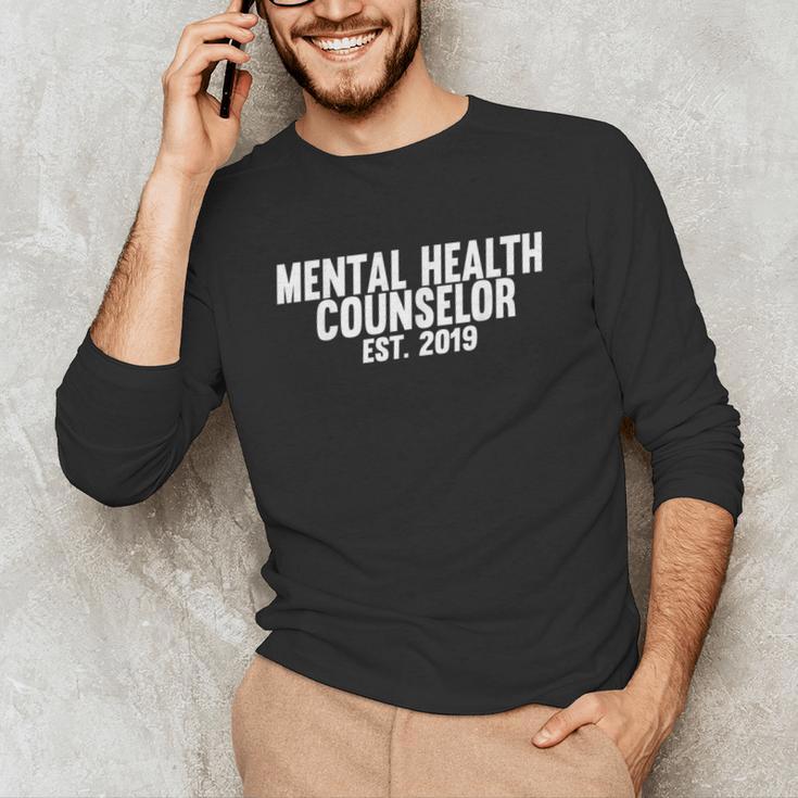 Mental Health Counselor Graduation Unisex Long Sleeve T-Shirt