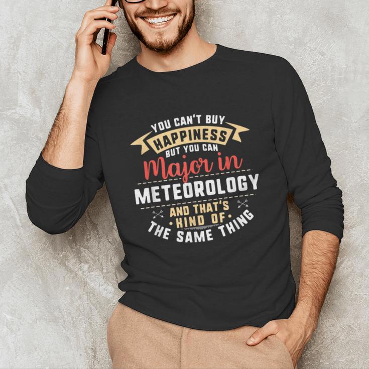 Meteorology Major Student Shirt Graduation Unisex Long Sleeve T-Shirt