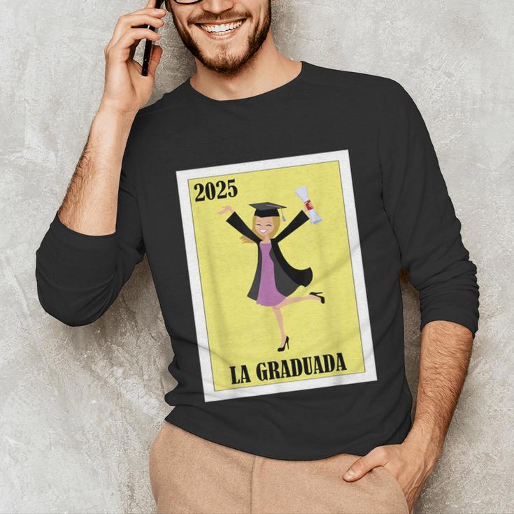 Mexican For Graduation La Graduada 2025 Unisex Long Sleeve T-Shirt