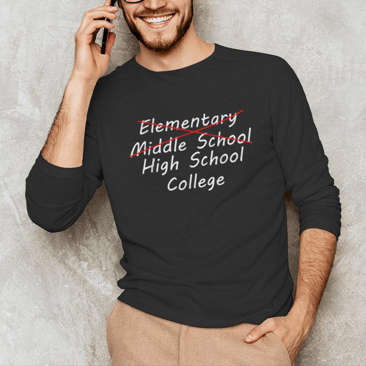 Middle School Graduation For Her 2021 High School Unisex Long Sleeve T-Shirt