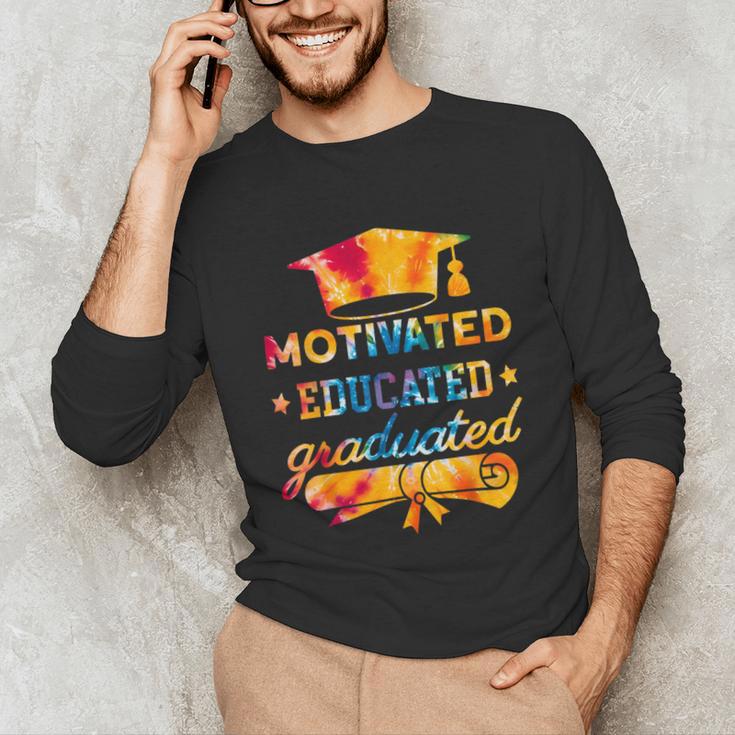 Motivated Educated Graduated Graduation Unisex Long Sleeve T-Shirt