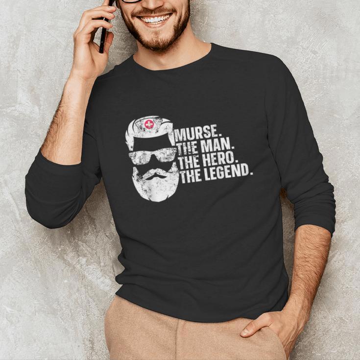 Murse Male Nurse Student Man Nurses Murse RN Graduation Week Unisex Long Sleeve T-Shirt