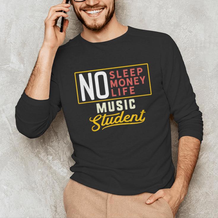 Music Major Student Shirt Graduation College Unisex Long Sleeve T-Shirt