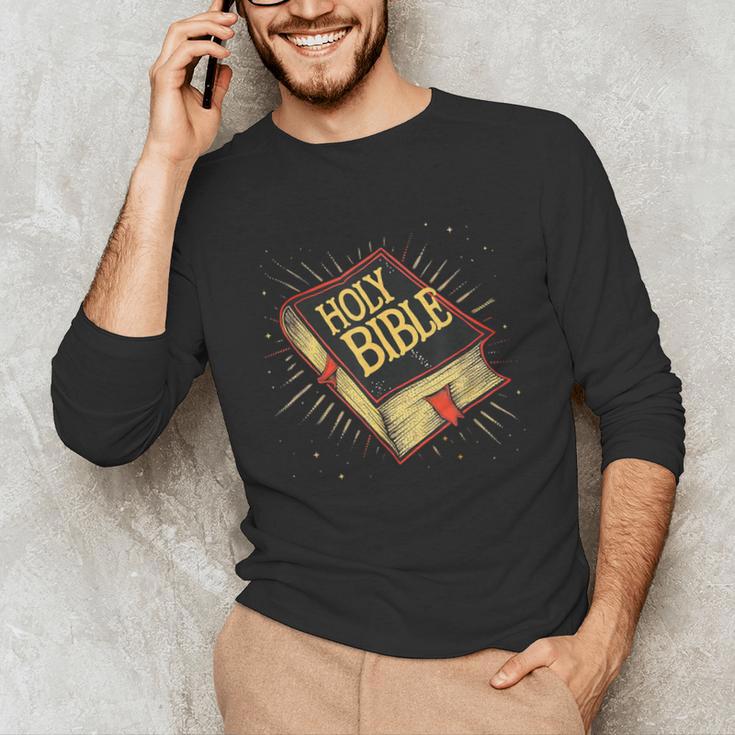 Nice Holy Book Costume For Bible Lovers Unisex Long Sleeve T-Shirt