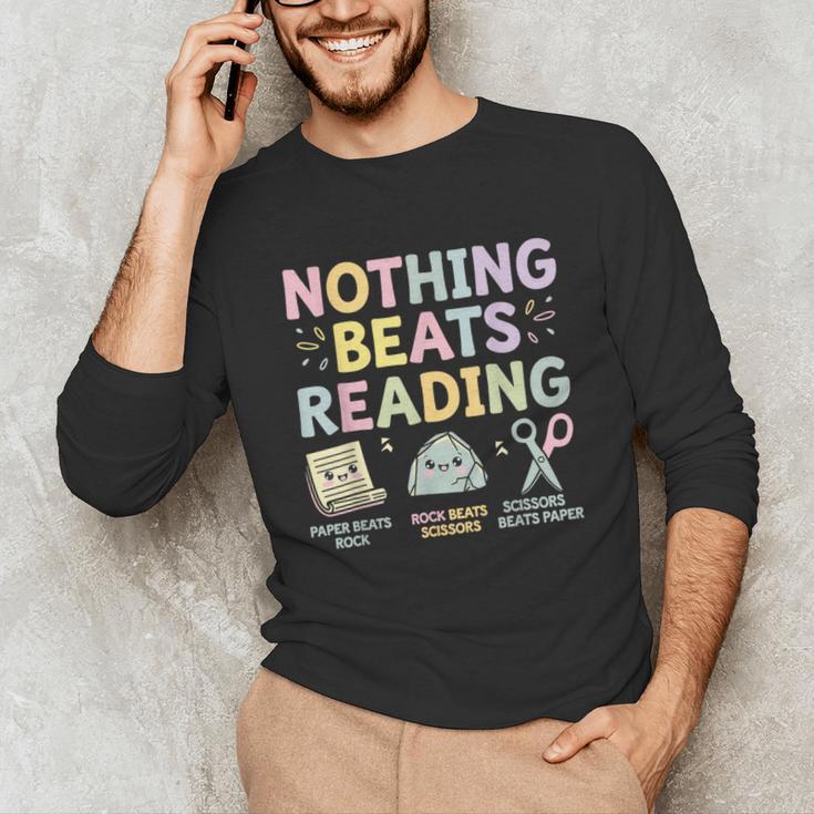 Nothing Beats Reading Book Librarian Across America Kids Unisex Long Sleeve T-Shirt Nothing Beats Reading Book Librarian Across America Kids Unisex Long Sleeve T-Shirt