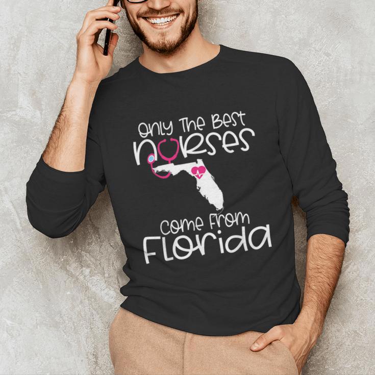 Nurse Florida RN CNA LPN Nursing Student Graduation Unisex Long Sleeve T-Shirt