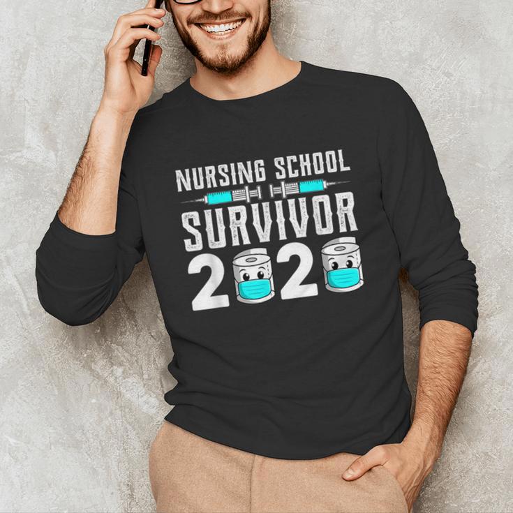 Nursing School Survivor Graduation Nurse RN 2020 Friend Unisex Long Sleeve T-Shirt
