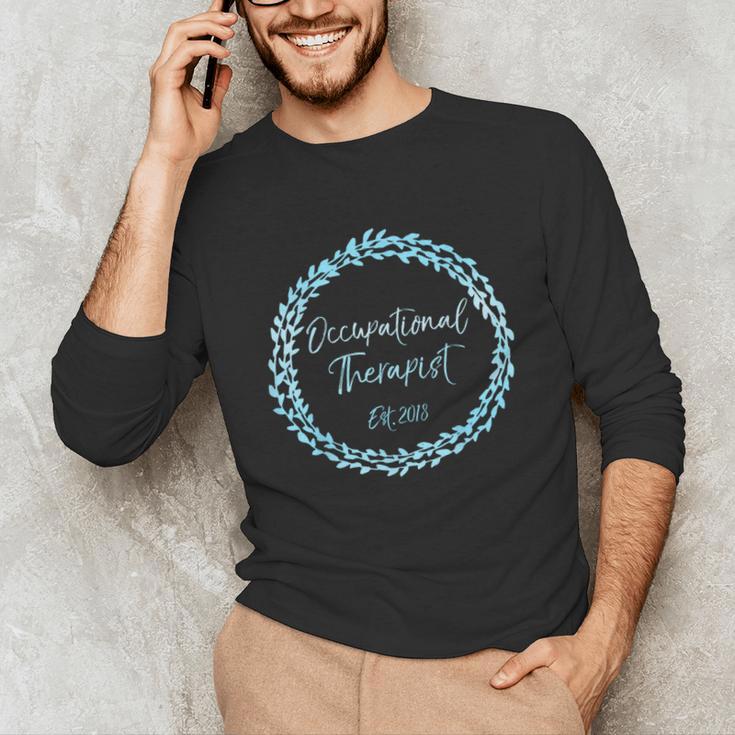 Occupational Therapy Grad School Graduation Therapist Unisex Long Sleeve T-Shirt